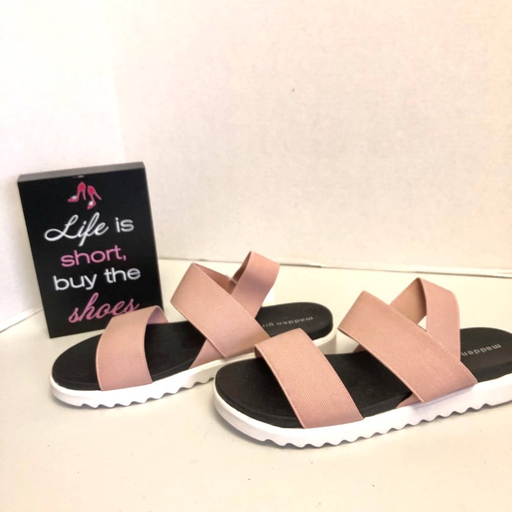 Madden Girl Strap Sandals Pink Size 10